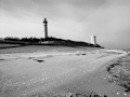 Paysage en noir et blanc