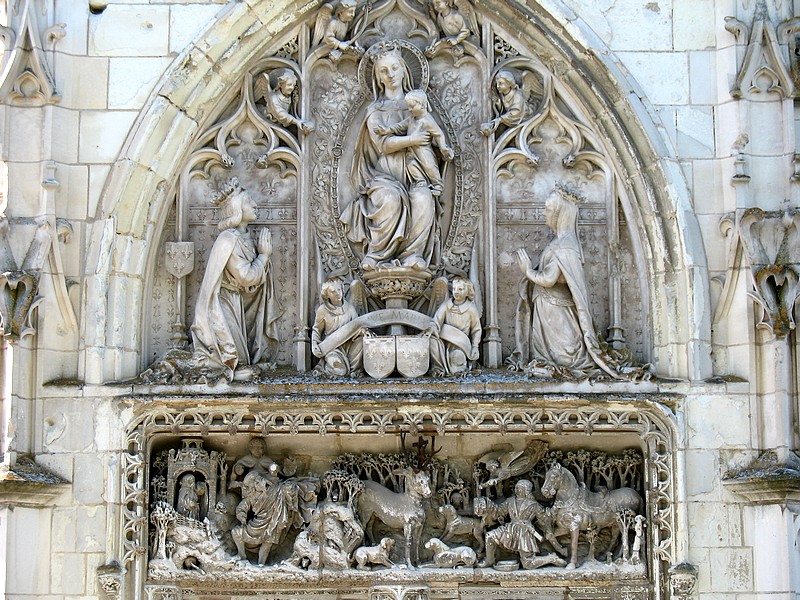 Le château d'Amboise - Bas reliefs