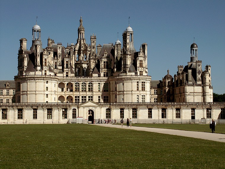 Le château de Chambord - Entrée