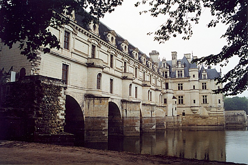 Le château de Chenonceau - Vue arrière