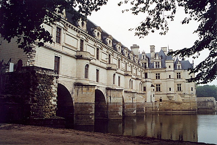 Le château de Chenonceau - vue arrière