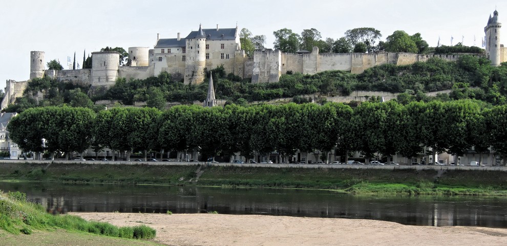 Le château de Chinon - Vue d'ensemble