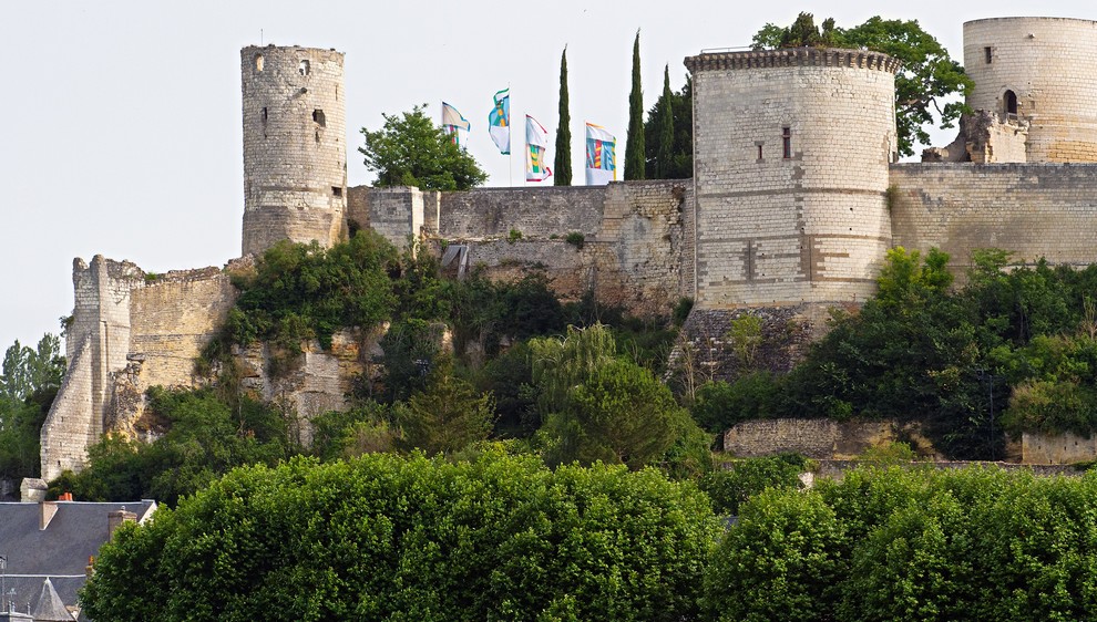 Le château de Chinon : le fort du Coudray