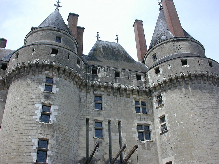 Le château de Langeais - L'entrée