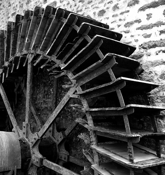 Le moulin de Bois Landon - Roue