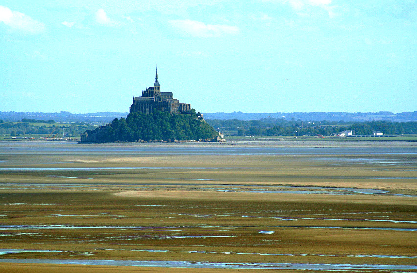 Le Mont Saint Michel en fin de journée