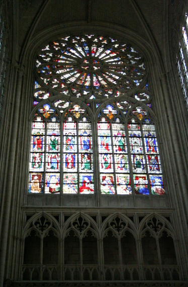 Le Vieux Mans - Vitrail de la cathédrale Saint-Julien